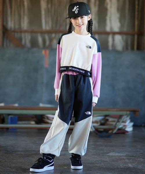 THE NORTH FACE(ザノースフェイス)の「THE NORTH FACE ザ・ノース・フェイス ワイドシルエット パンツ NBJ32602(その他パンツ・キッズ・グレー×サックスブルー/ブラック×ベージュ・130cm/140cm/150cm/160cm)」の11枚目の写真