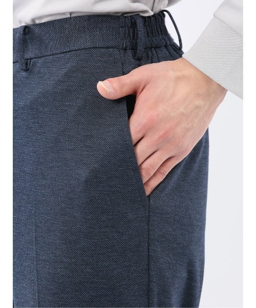 TAKA-Q(タカキュー)の「【ストレッチ 手洗い可能】タカキュー ポンチ ノータック ビジネス スラックス パンツ 紺(セットアップ可能)(スーツパンツ・メンズ・ネイビー・MEDIUM/LARGE/X-LARGE/3L/S)」の7枚目の写真