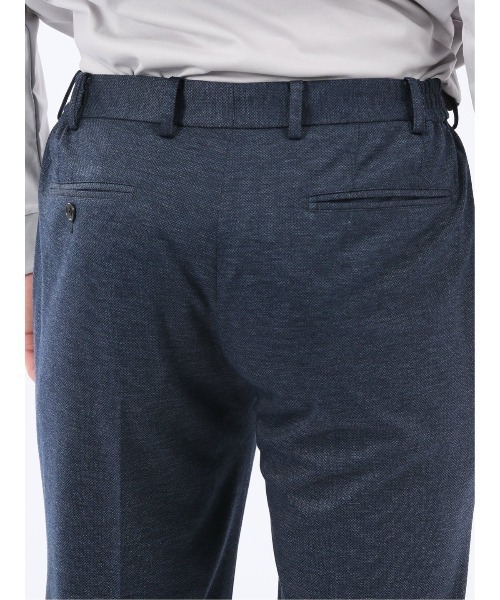 TAKA-Q(タカキュー)の「【ストレッチ 手洗い可能】タカキュー ポンチ ノータック ビジネス スラックス パンツ 紺(セットアップ可能)(スーツパンツ・メンズ・ネイビー・MEDIUM/LARGE/X-LARGE/3L/S)」の8枚目の写真