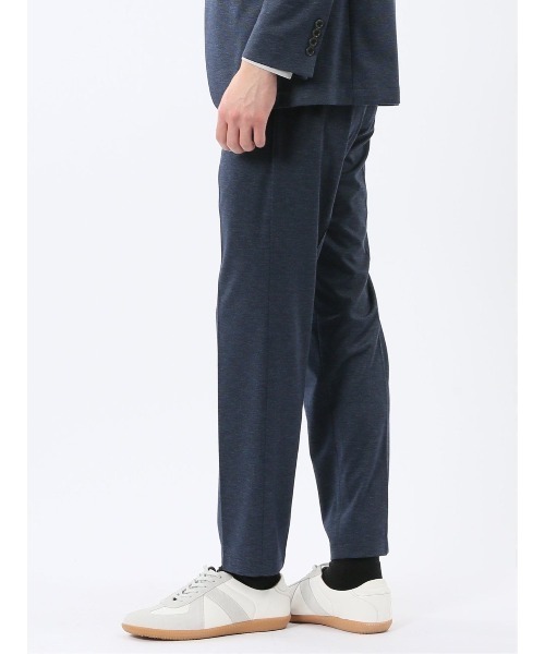 TAKA-Q(タカキュー)の「【ストレッチ 手洗い可能】タカキュー ポンチ ノータック ビジネス スラックス パンツ 紺(セットアップ可能)(スーツパンツ・メンズ・ネイビー・MEDIUM/LARGE/X-LARGE/3L/S)」の9枚目の写真