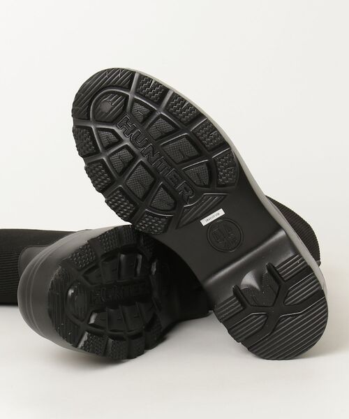 HUNTER（ハンター）の「HUNTER EXPLORER CHELSEA FLATFORM BOOT ハンター エクスプローラー チェルシー レインブーツ（レインシューズ・レディース・ブラック・5/6/4）」の7枚目の写真