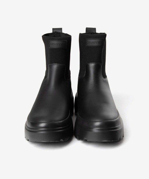 HUNTER（ハンター）の「HUNTER EXPLORER CHELSEA FLATFORM BOOT ハンター エクスプローラー チェルシー レインブーツ（レインシューズ・レディース・ブラック・5/6/4）」の17枚目の写真