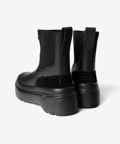 HUNTER（ハンター）の「HUNTER EXPLORER CHELSEA FLATFORM BOOT ハンター エクスプローラー チェルシー レインブーツ（レインシューズ・レディース・ブラック・5/6/4）」の18枚目の写真