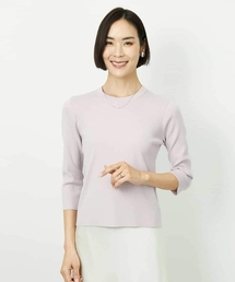 MICHEL KLEIN（ミッシェル・クラン）の「[アンサンブル対応]コンパクトニットプルオーバー（ニット/セーター）」