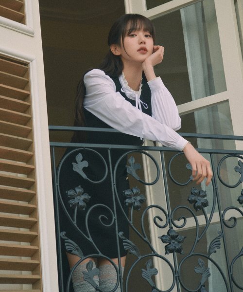 ROLAROLA（ロラロラ）の「TWEED SLEEVELESS ONEPIECE BLACK（ワンピース・レディース・ブラック・S/M）」の2枚目の写真