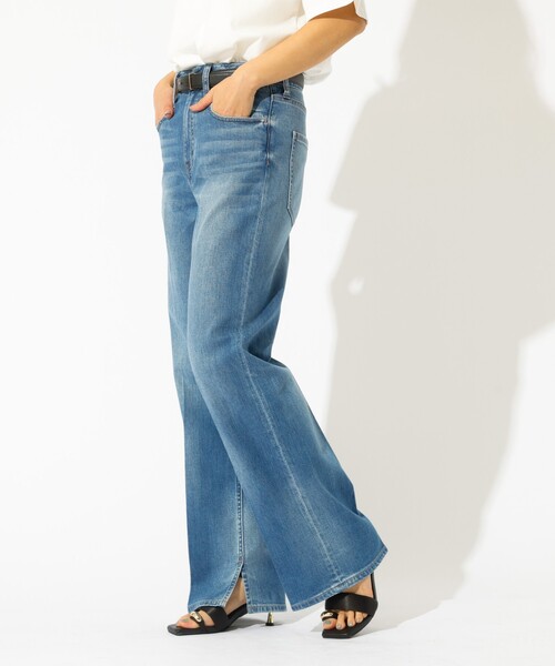 Healthy denim（ヘルシーデニム）の「【Healthy denim / ヘルシーデニム】Brownie / ストレートデニム（デニムパンツ・レディース・ダークネイビー/インディゴブルー・23/25/24）」の3枚目の写真