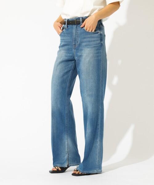 Healthy denim（ヘルシーデニム）の「【Healthy denim / ヘルシーデニム】Brownie / ストレートデニム（デニムパンツ・レディース・ダークネイビー/インディゴブルー・23/25/24）」の5枚目の写真