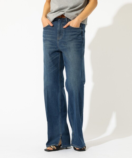 Healthy denim（ヘルシーデニム）の「【Healthy denim / ヘルシーデニム】Brownie / ストレートデニム（デニムパンツ・レディース・ダークネイビー/インディゴブルー・23/25/24）」の12枚目の写真