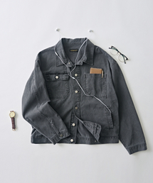 ANALOG MOOD（アナログムード）の「フィグポケットワークジャケット (ブラウン)（ミリタリージャケット）」