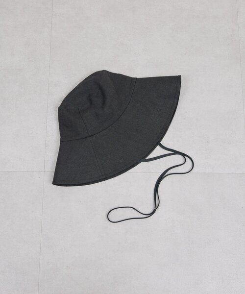 GALLARDAGALANTE（ガリャルダガランテ）の「ワイドブリムハット（ハット・レディース・ベージュ/ブラック・FREE）」の3枚目の写真