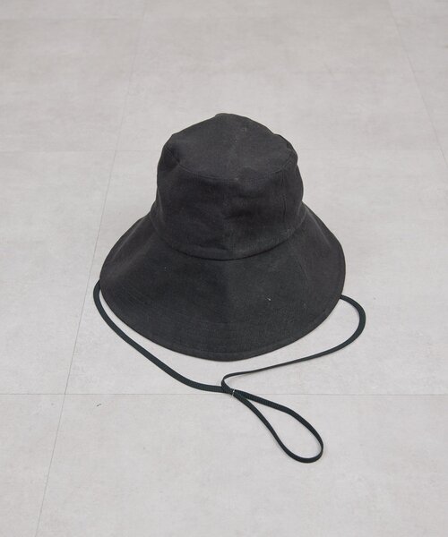 GALLARDAGALANTE（ガリャルダガランテ）の「ワイドブリムハット（ハット・レディース・ベージュ/ブラック・FREE）」の4枚目の写真