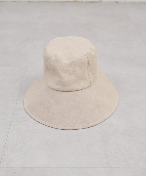 GALLARDAGALANTE（ガリャルダガランテ）の「ワイドブリムハット（ハット・レディース・ベージュ/ブラック・FREE）」の12枚目の写真