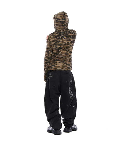 AAKAM（アーカム）の「Painted Military Cargo Pants (Black)（その他パンツ・レディース・その他・1/2）」の9枚目の写真