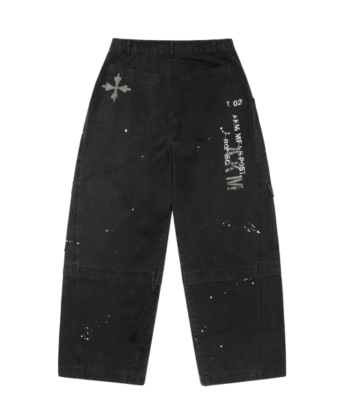 AAKAM（アーカム）の「Painted Military Cargo Pants (Black)（その他パンツ・レディース・その他・1/2）」の12枚目の写真