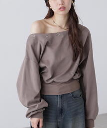 FREE'S MART | ◆ハトメオフショルスウェット(スウェット)