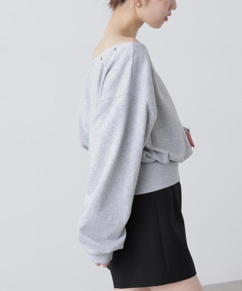 FREE'S MART（フリーズマート）の「◆ハトメオフショルスウェット（スウェット・レディース・ブラウン/ブラック/グレー・FREE）」の20枚目の写真