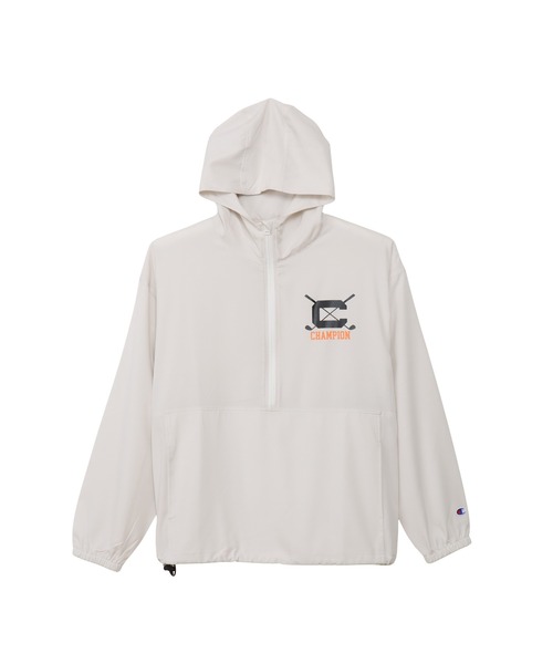 Champion Golf（チャンピオンゴルフ）の「【Champion/チャンピオン】メンズ GOLF ハーフジップジャケット（その他アウター・メンズ・オフホワイト/ブラック/ネイビー・LARGE/X-LARGE/MEDIUM）」の2枚目の写真