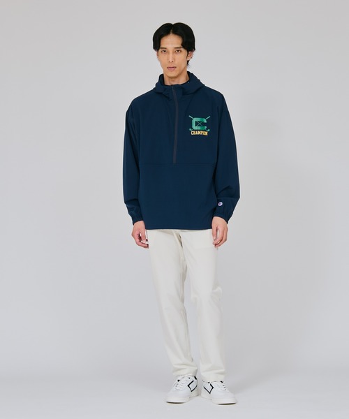 Champion Golf（チャンピオンゴルフ）の「【Champion/チャンピオン】メンズ GOLF ハーフジップジャケット（その他アウター・メンズ・オフホワイト/ブラック/ネイビー・LARGE/X-LARGE/MEDIUM）」の11枚目の写真