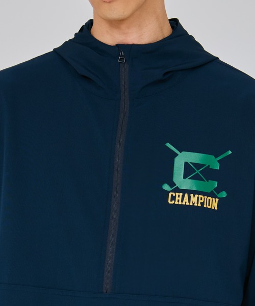 Champion Golf（チャンピオンゴルフ）の「【Champion/チャンピオン】メンズ GOLF ハーフジップジャケット（その他アウター・メンズ・オフホワイト/ブラック/ネイビー・LARGE/X-LARGE/MEDIUM）」の5枚目の写真