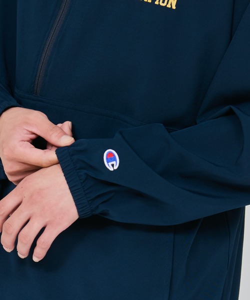 Champion Golf（チャンピオンゴルフ）の「【Champion/チャンピオン】メンズ GOLF ハーフジップジャケット（その他アウター・メンズ・オフホワイト/ブラック/ネイビー・LARGE/X-LARGE/MEDIUM）」の6枚目の写真