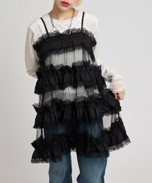 w closet | レースティアードミニキャミワンピ(シャツ/ブラウス)