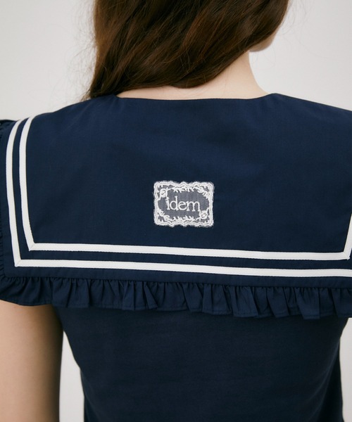 idem(イデム)の「idem frill sailor collar / セーラーカラー付け襟(付け襟・レディース・ホワイト/ネイビー・FREE)」の16枚目の写真