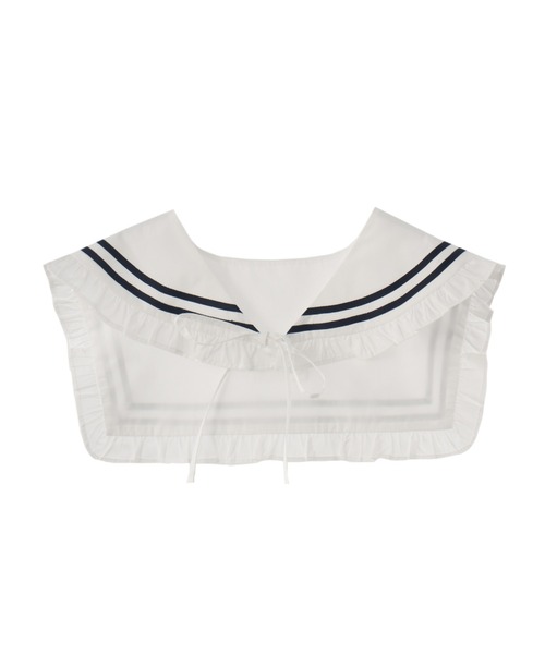 idem(イデム)の「idem frill sailor collar / セーラーカラー付け襟(付け襟・レディース・ホワイト/ネイビー・FREE)」の13枚目の写真