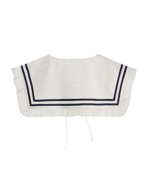 idem(イデム)の「idem frill sailor collar / セーラーカラー付け襟(付け襟・レディース・ホワイト/ネイビー・FREE)」の14枚目の写真