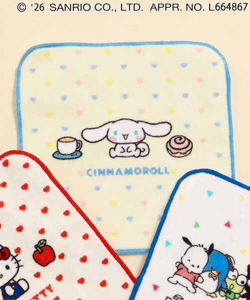 サンリオキャラクターズミニタオルハンカチ（ハンカチ/ハンドタオル