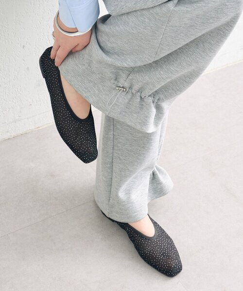 mystic（ミスティック）の「シャイニーチュールパンプス（パンプス・レディース・ブラック/ベージュ・36/37/38）」の5枚目の写真