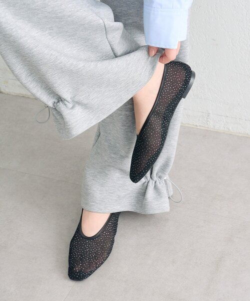 mystic（ミスティック）の「シャイニーチュールパンプス（パンプス・レディース・ブラック/ベージュ・36/37/38）」の6枚目の写真