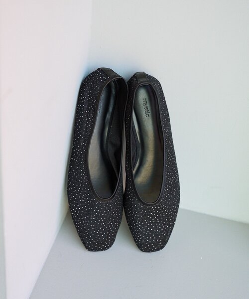 mystic（ミスティック）の「シャイニーチュールパンプス（パンプス・レディース・ブラック/ベージュ・36/37/38）」の10枚目の写真