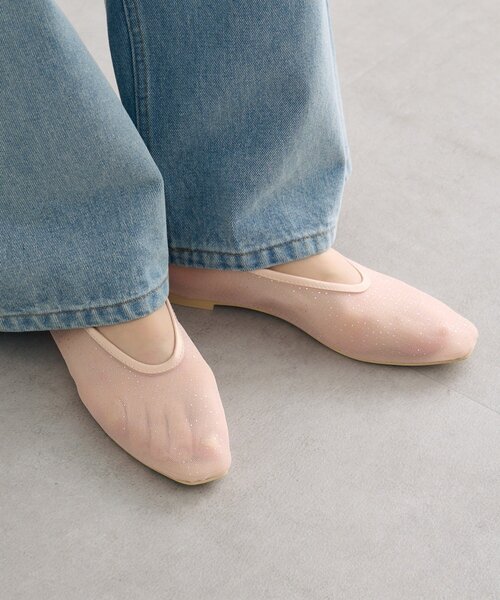 mystic（ミスティック）の「シャイニーチュールパンプス（パンプス・レディース・ブラック/ベージュ・36/37/38）」の19枚目の写真