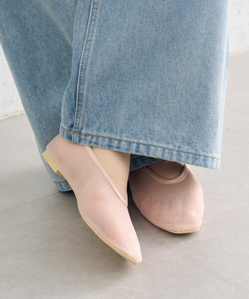 mystic（ミスティック）の「シャイニーチュールパンプス（パンプス・レディース・ブラック/ベージュ・36/37/38）」の20枚目の写真