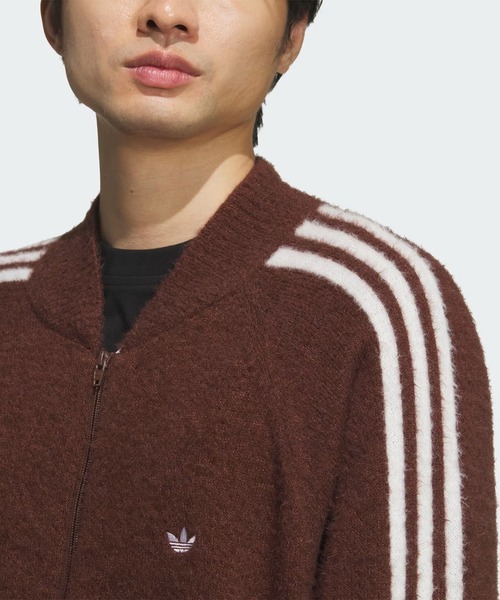 adidas(アディダス)の「【adidas】3 STRIPES FLUFFY KNIT CREW(ニット/セーター・レディース・ブラック/ブラウン・S/M)」の12枚目の写真