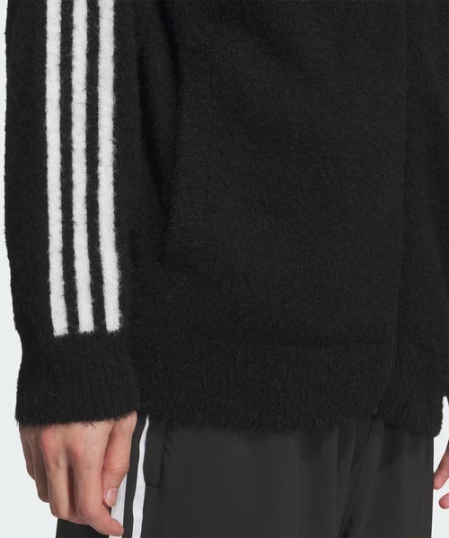 adidas(アディダス)の「【adidas】3 STRIPES FLUFFY KNIT CREW(ニット/セーター・レディース・ブラック/ブラウン・S/M)」の7枚目の写真