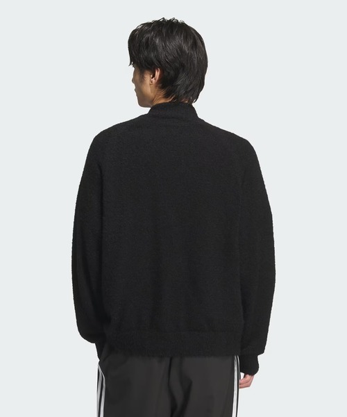 adidas(アディダス)の「【adidas】3 STRIPES FLUFFY KNIT CREW(ニット/セーター・レディース・ブラック/ブラウン・S/M)」の3枚目の写真