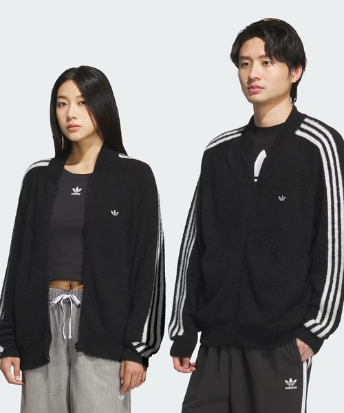 adidas(アディダス)の「【adidas】3 STRIPES FLUFFY KNIT CREW(ニット/セーター・レディース・ブラック/ブラウン・S/M)」の8枚目の写真