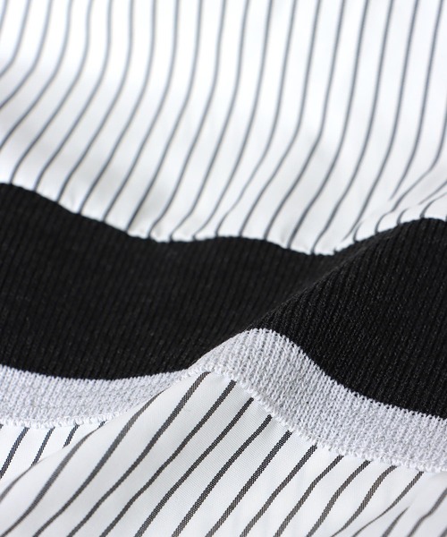 Three Four Time(スリーフォータイム)の「バックヨークテープブラウス(シャツ/ブラウス・レディース・ピンク/オフホワイト/ブルー・FREE)」の9枚目の写真