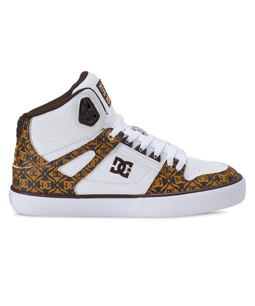 DC SHOES(ディーシーシューズ)の「DC SHOES メンズ PURE HIGH-TOP SE SN フットウェア スニーカー 【2026年春夏モデル】/DCハイカットロゴスニーカー(スニーカー・メンズ・ホワイト系その他/ホワイト×ゴールド・23cm/23.5cm/24cm/24.5cm/25cm/25.5cm/26cm/26.5cm/27cm/27.5cm/28cm/28.5cm/29cm/30cm)」の13枚目の写真