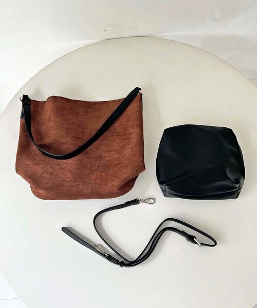 un dix cors(アンディコール)の「2WAYショルダーバッグ(トートバッグ・レディース・ブラック/ブラウン・FREE)」の21枚目の写真