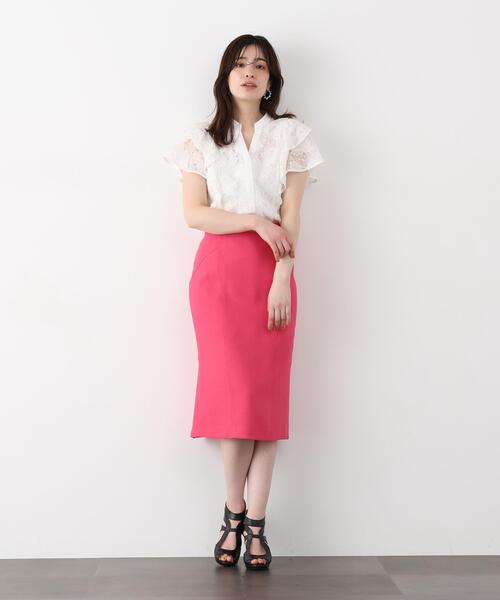PINKY&DIANNE(ピンキーアンドダイアン)の「◆フラワーレースコンビブラウス(シャツ/ブラウス・レディース・ホワイト/ピンク/ブルー系その他3・38)」の11枚目の写真