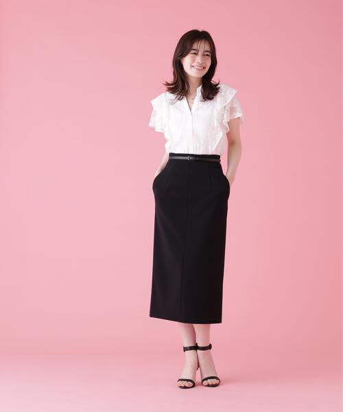 PINKY&DIANNE(ピンキーアンドダイアン)の「◆フラワーレースコンビブラウス(シャツ/ブラウス・レディース・ホワイト/ピンク/ブルー系その他3・38)」の12枚目の写真