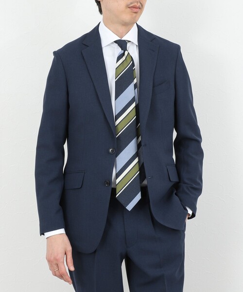 NOLLEY’S（ノーリーズ）の「《ビジカジ対応》イージーアイロンWD 26SS（シャツ/ブラウス・メンズ・ホワイト/ホワイト系その他/ブルー・S/M/L/XL）」の18枚目の写真