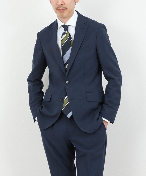 NOLLEY’S（ノーリーズ）の「《ビジカジ対応》イージーアイロンWD 26SS（シャツ/ブラウス・メンズ・ホワイト/ホワイト系その他/ブルー・S/M/L/XL）」の19枚目の写真