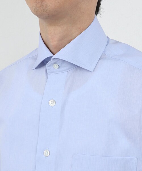 NOLLEY’S（ノーリーズ）の「《ビジカジ対応》イージーアイロンWD 26SS（シャツ/ブラウス・メンズ・ホワイト/ホワイト系その他/ブルー・S/M/L/XL）」の7枚目の写真
