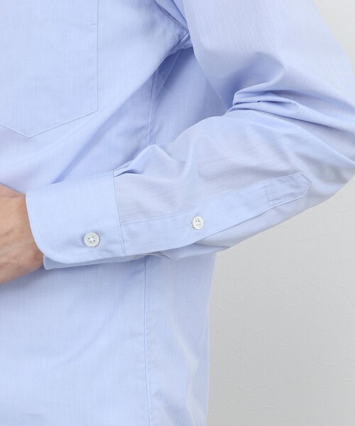NOLLEY’S（ノーリーズ）の「《ビジカジ対応》イージーアイロンWD 26SS（シャツ/ブラウス・メンズ・ホワイト/ホワイト系その他/ブルー・S/M/L/XL）」の11枚目の写真