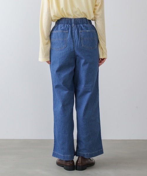 Bou Jeloud（ブージュルード）の「ストレッチデニムベイカー（デニムパンツ・レディース・ネイビー/ブルー・M）」の12枚目の写真