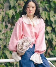 RAGEBLUE | ＜Bloomy Yarn Knit＞コットンドルマンニットカーディガン(カーディガン/ボレロ)