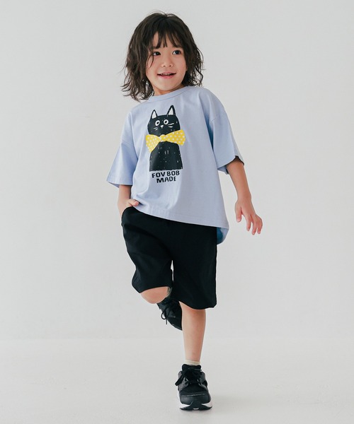 FOV(フォブ)の「フォブ F/B CAT Tシャツ(Tシャツ/カットソー・キッズ・ベージュ系その他/サックスブルー/ホワイト・130cm/120cm/110cm/100cm/90cm)」の18枚目の写真